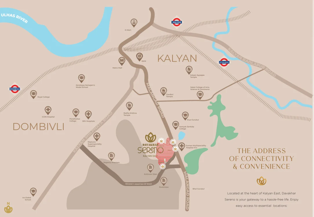 Davkhar Sereno Kalyan - Excellent Connectivity in Kalyan East